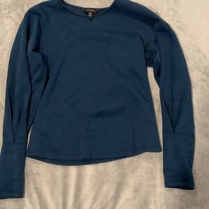 Banana Republic Deep Blue Long Sleeve Tee